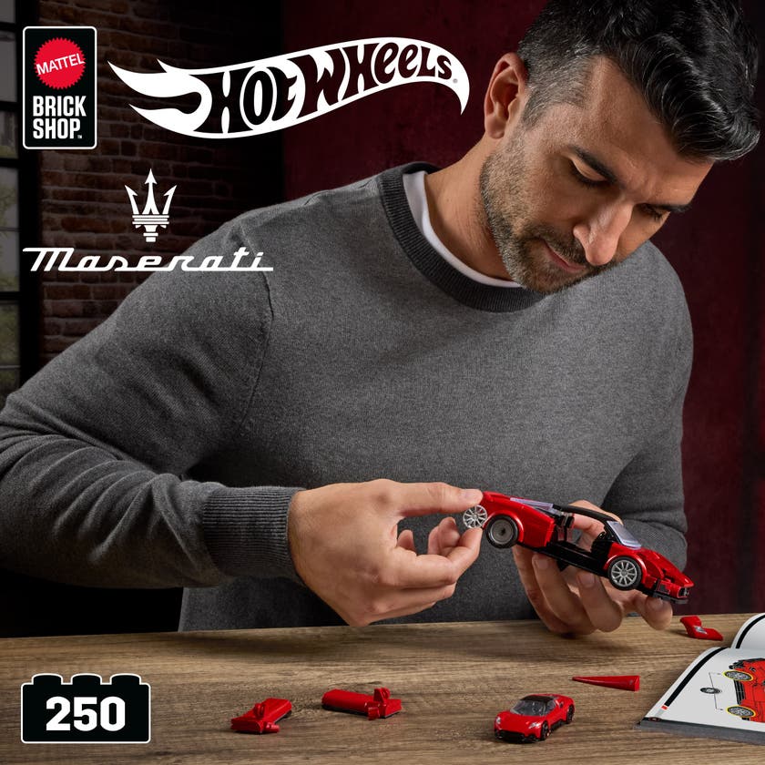Mattel Brick Shop Maserati MC20 Speed Series