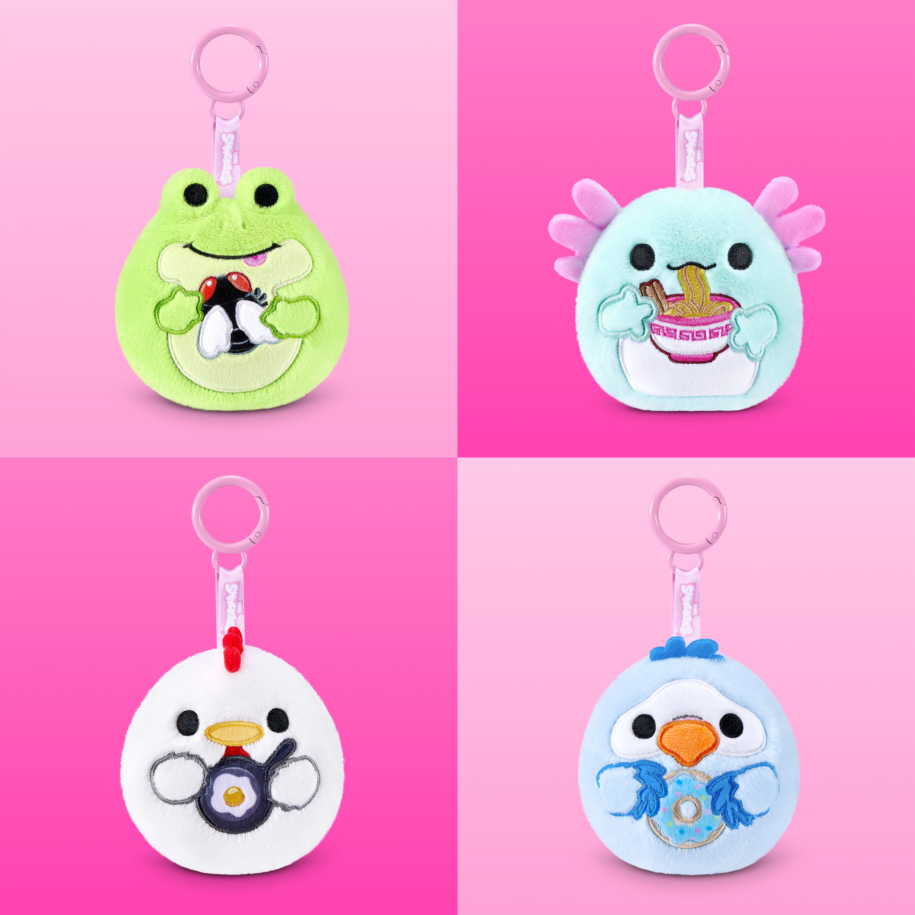 Snackles Keychains 8 cm gosedjur 