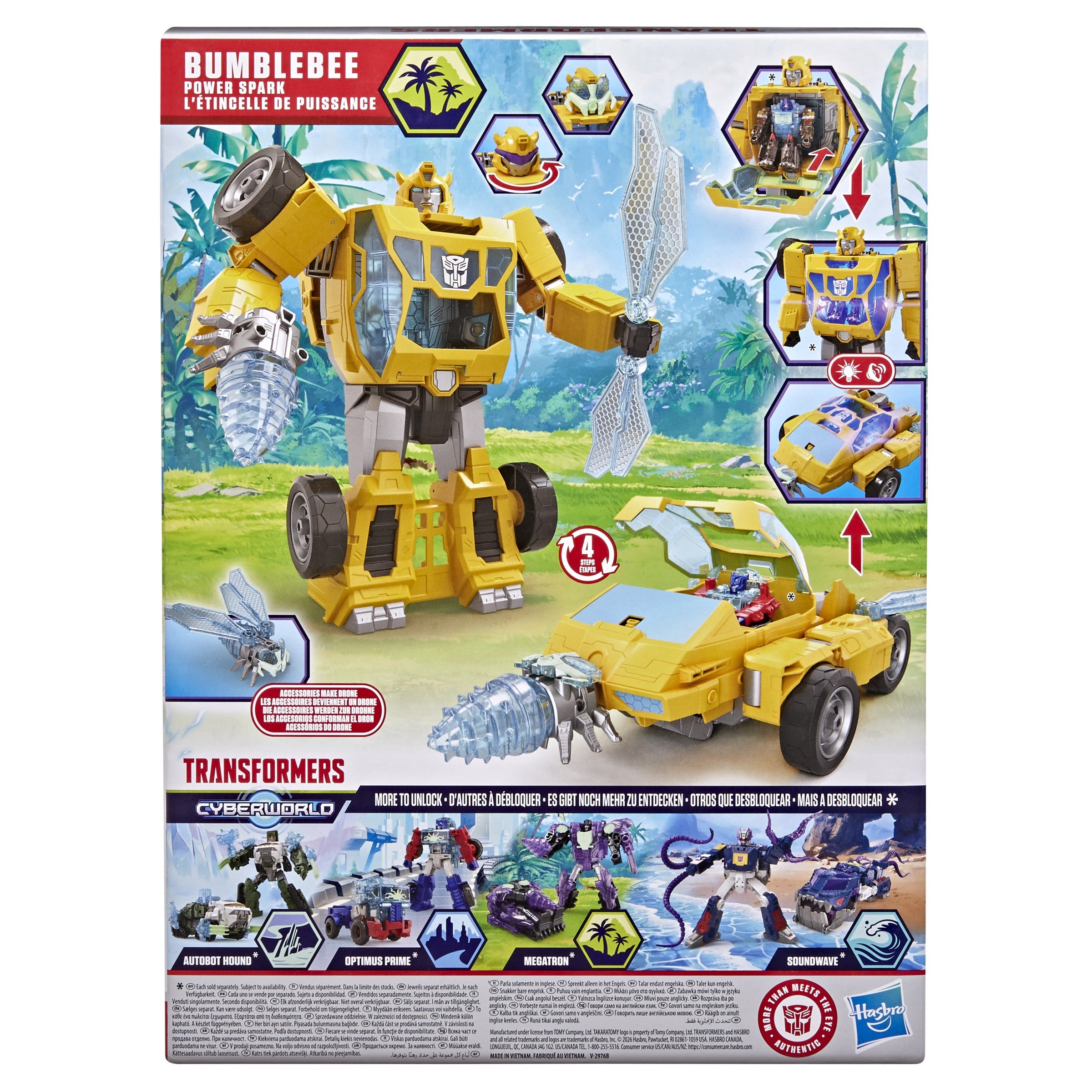 Transformers Bumblebee Energon Surge Power Spark
