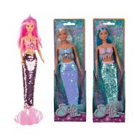 Steffi Love Sjöjungfru med Färgskiftande Fena, 3 Ass.