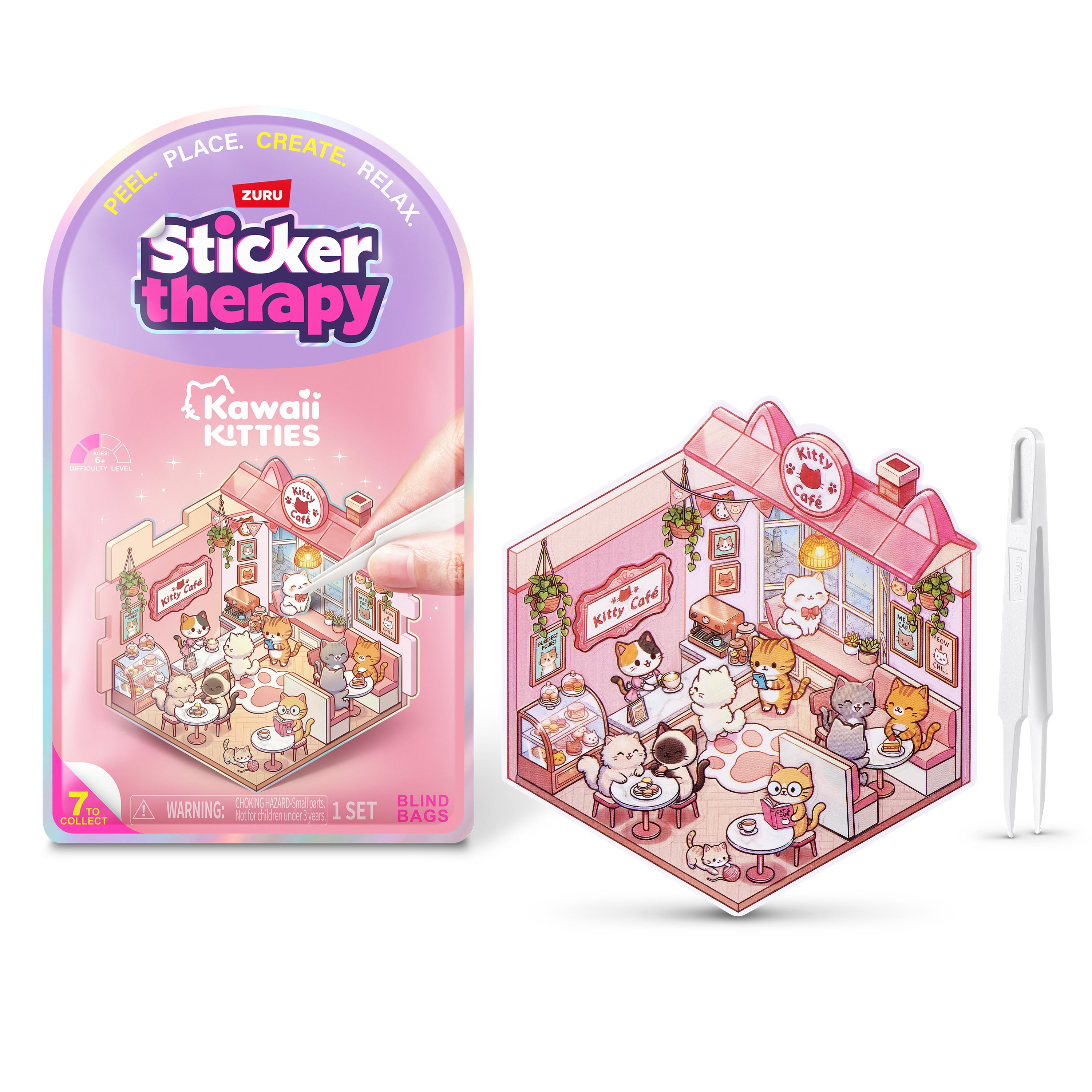 ZURU Sticker Therapy Kawaii Kitties