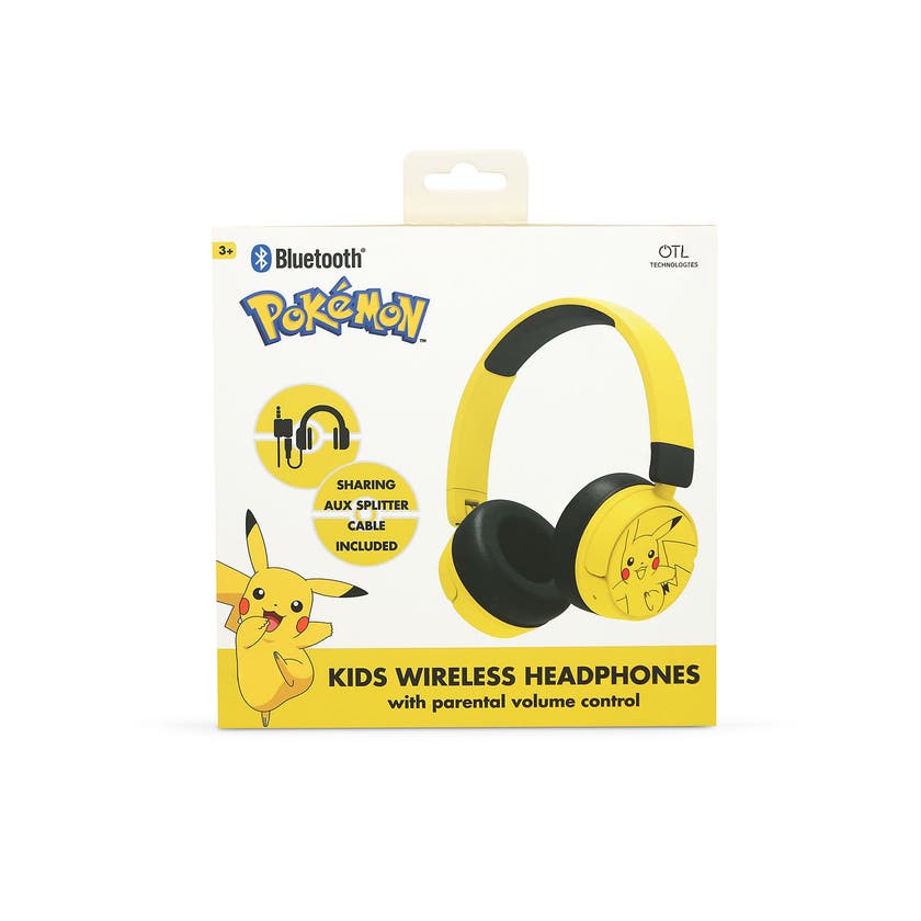 POKEMON Pikachu Trådlösa Barnhörlurar 85/95dB