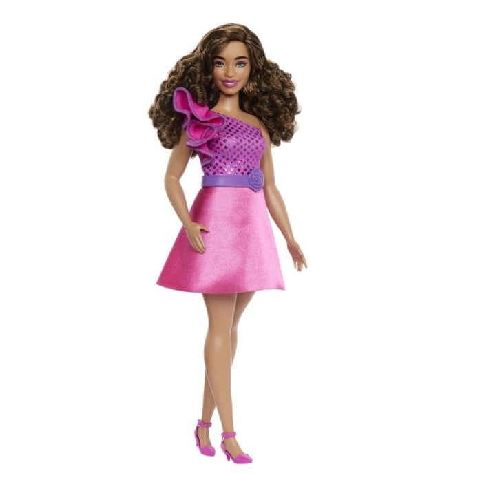 Barbie, Fashionista, Purple Ruffle