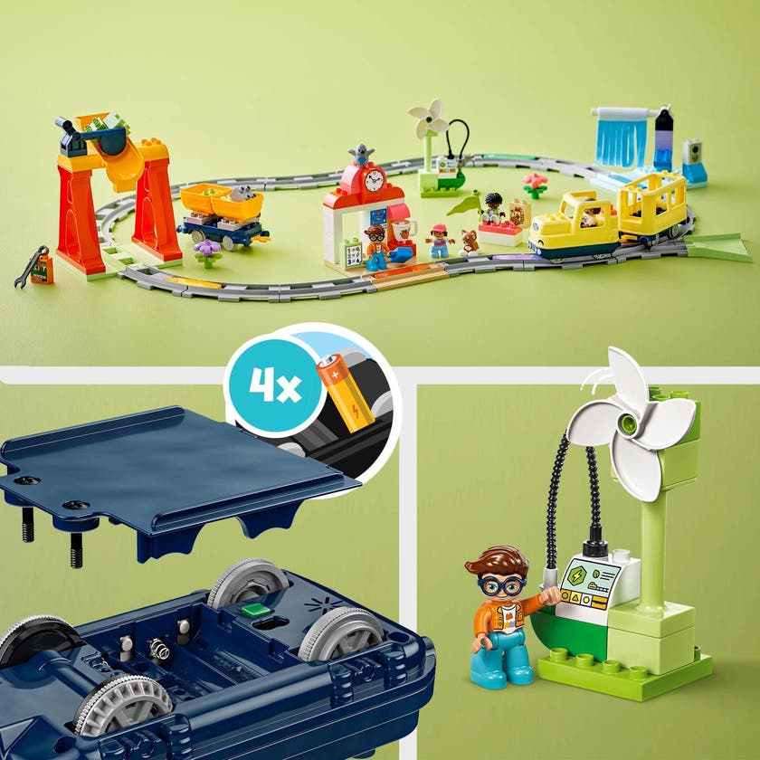 LEGO DUPLO Town 10428, Stort interaktivt pendeltåg
