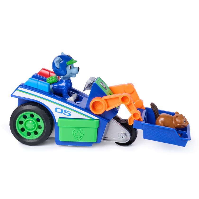 Paw Patrol Rockys Rescue Recycler med figur och ekorre