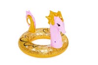 Bestway, 1.15M X 1.04M Glitter Seahorse Swim Ring