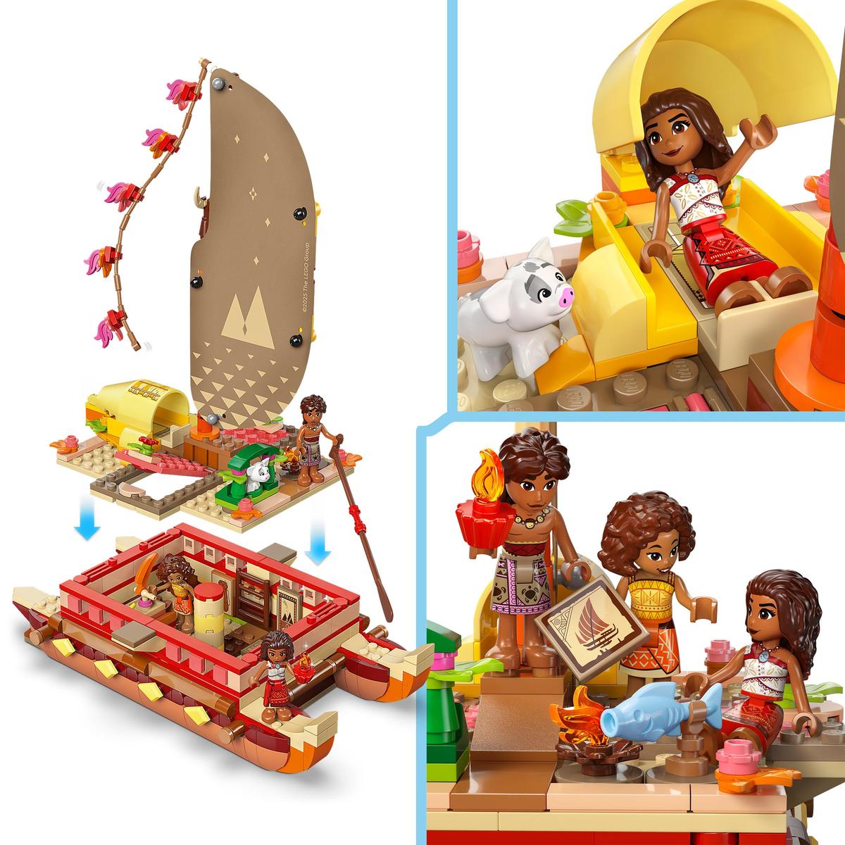 LEGO Disney Princess 43270, Vaianas äventyrskanot