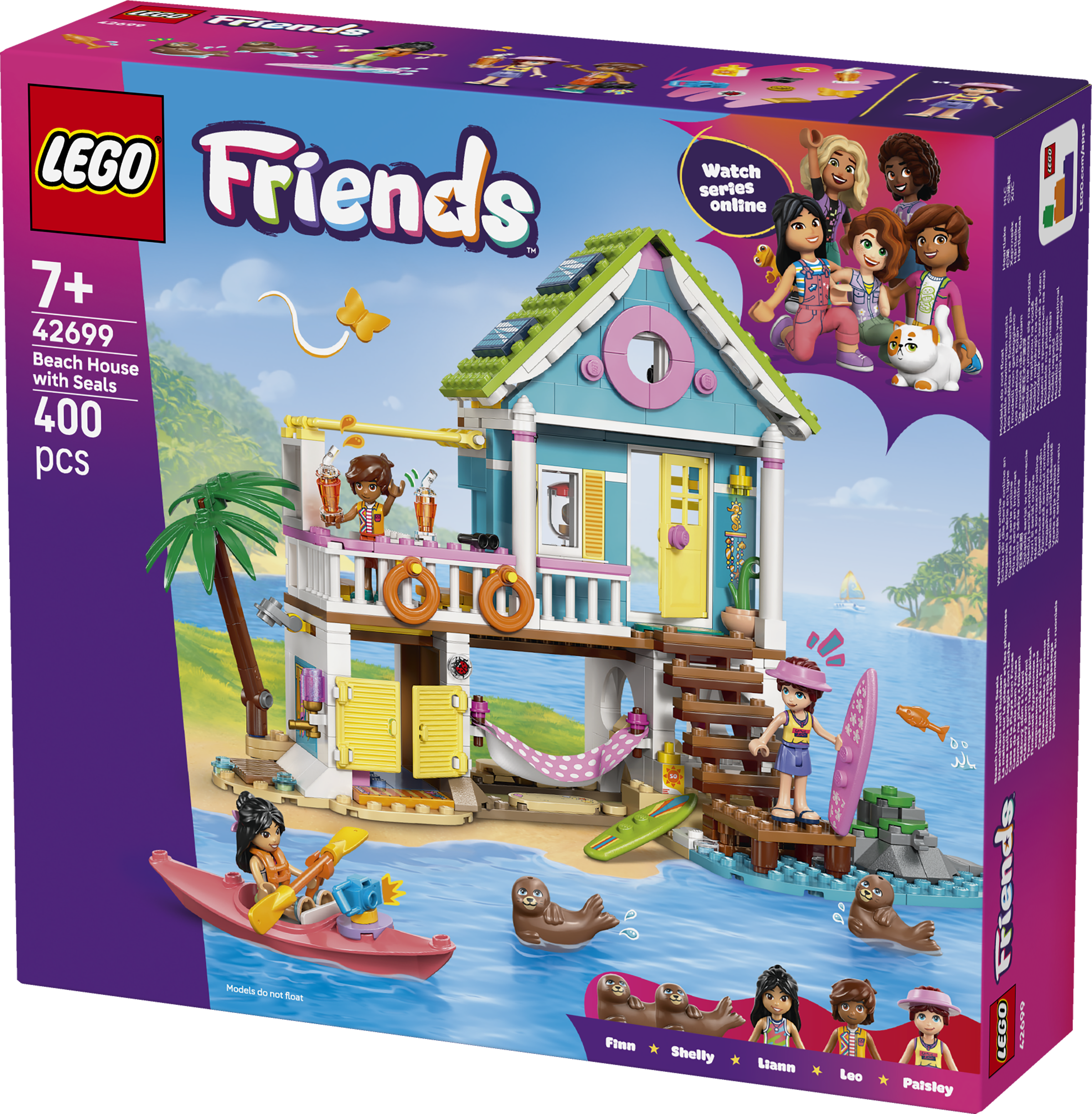 LEGO® Friends Strandhus med sälar Byggset 42699