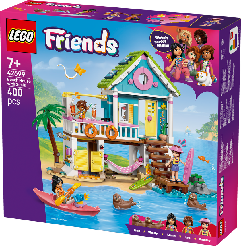 LEGO® Friends Strandhus med sälar Byggset 42699