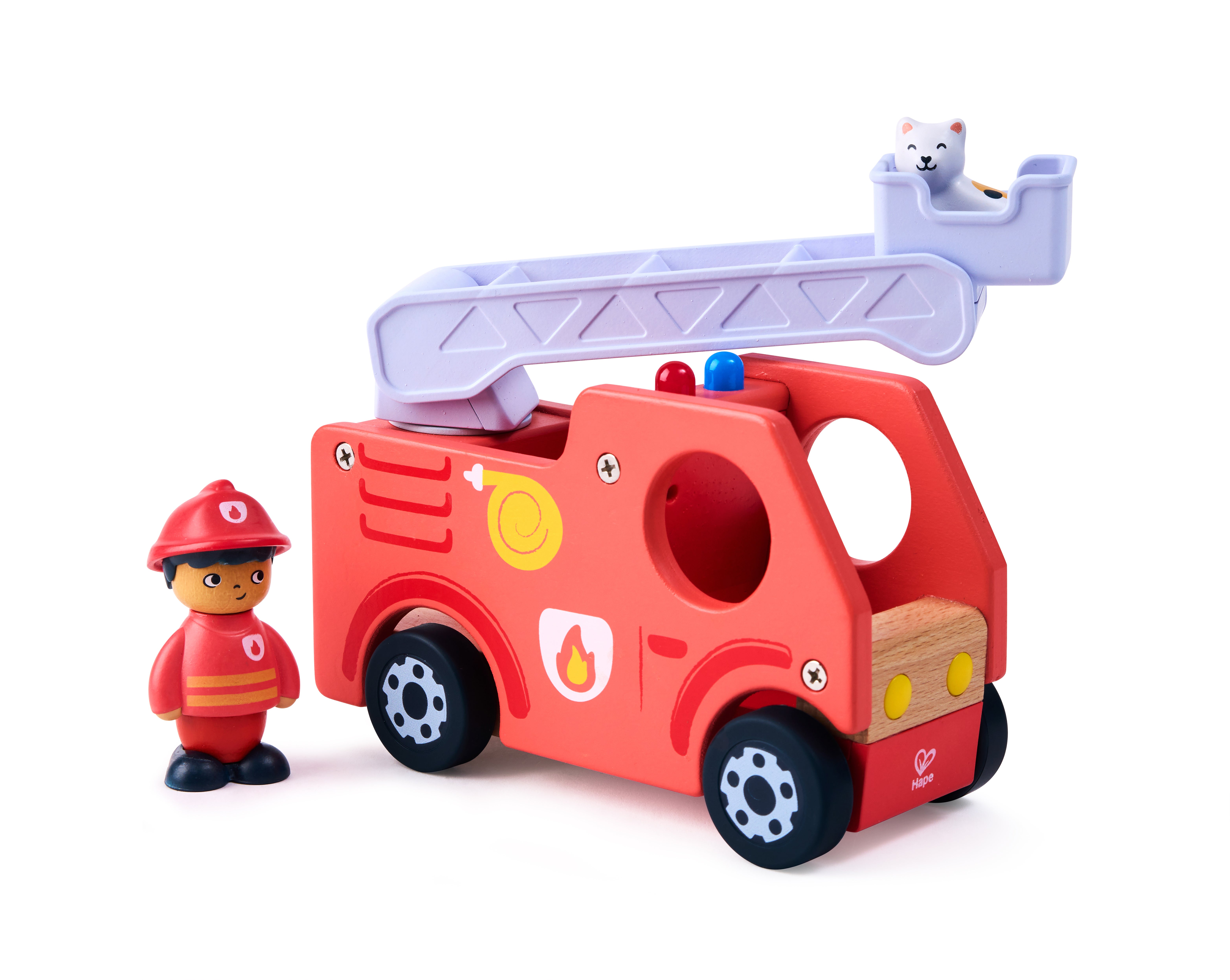 Hape Hapeland The Roaring Fire Truck With Sound