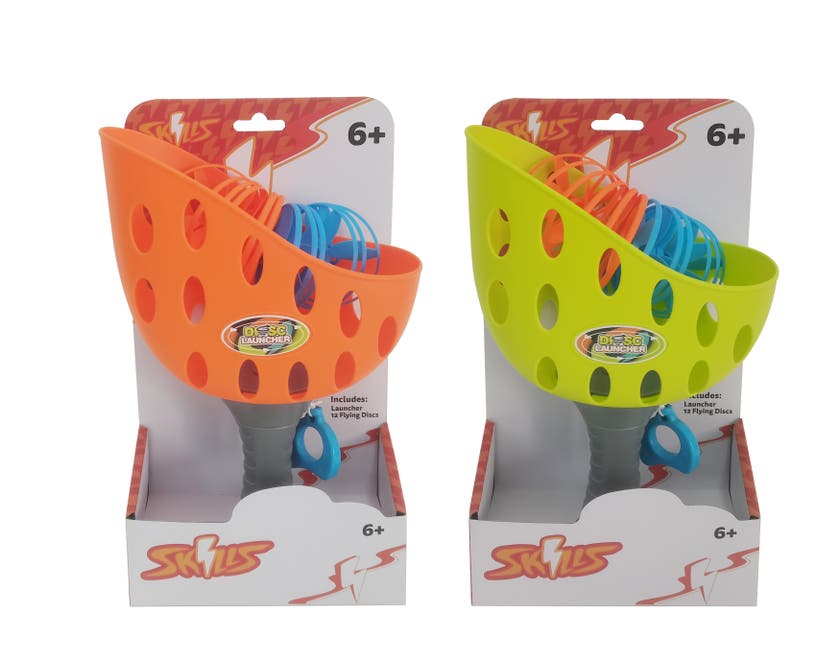 Spinning Game Skjut och Fånga 12 Diskar