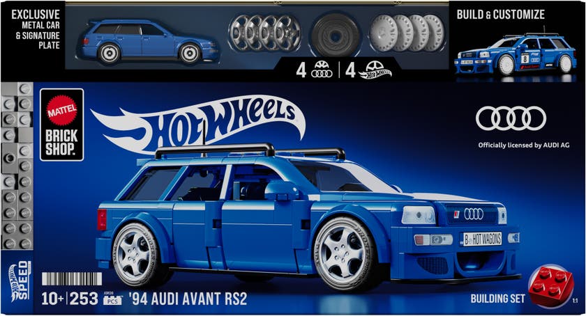 Mattel Brick Shop Speed Series Audi Avant RS2