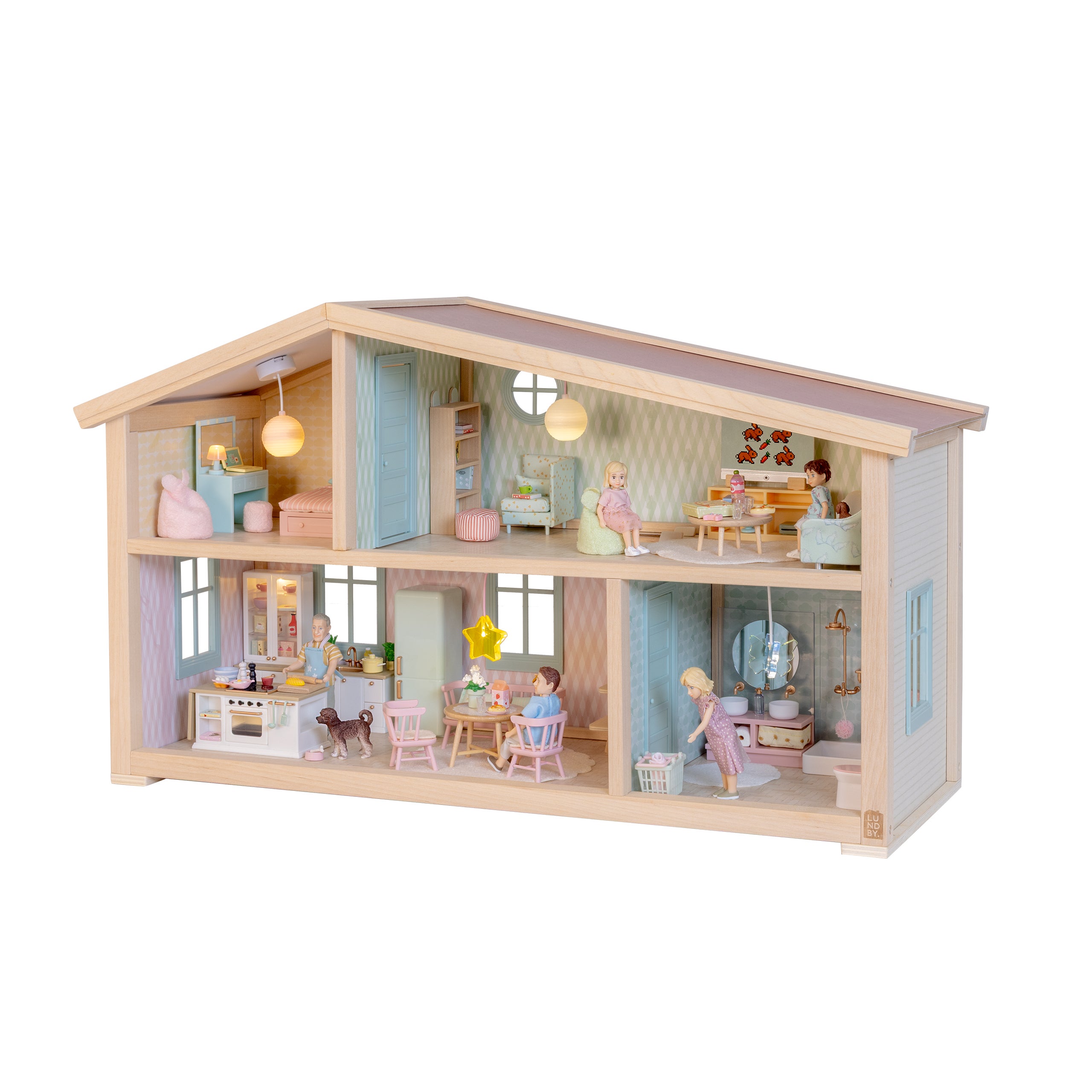LUNDBY Star House Dockhus i trä