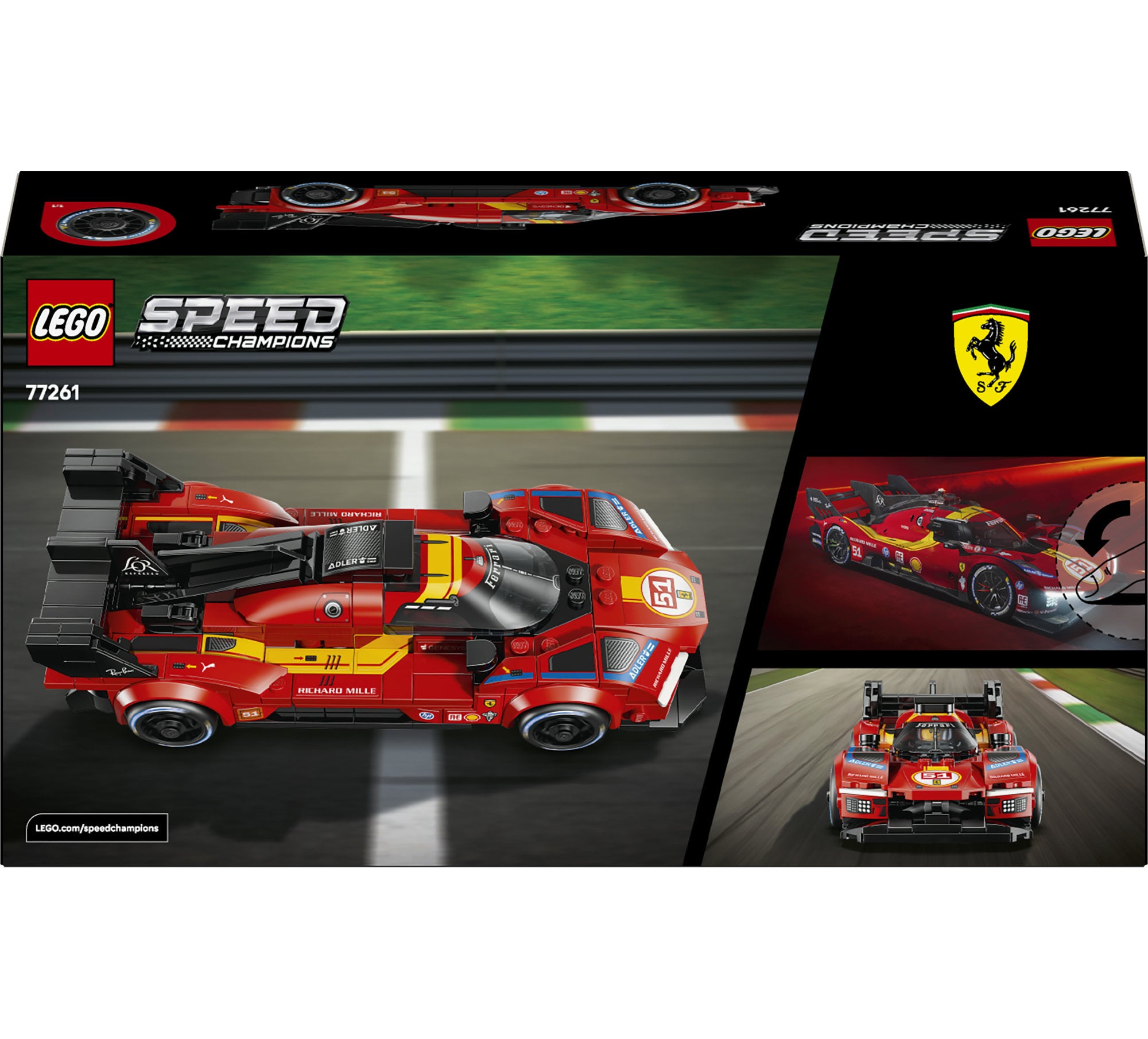  LEGO® Speed Champions Ferrari 499P Fanprodukt med Ferrari 77261