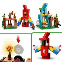 LEGO Minecraft 21282, The Parrot Houses