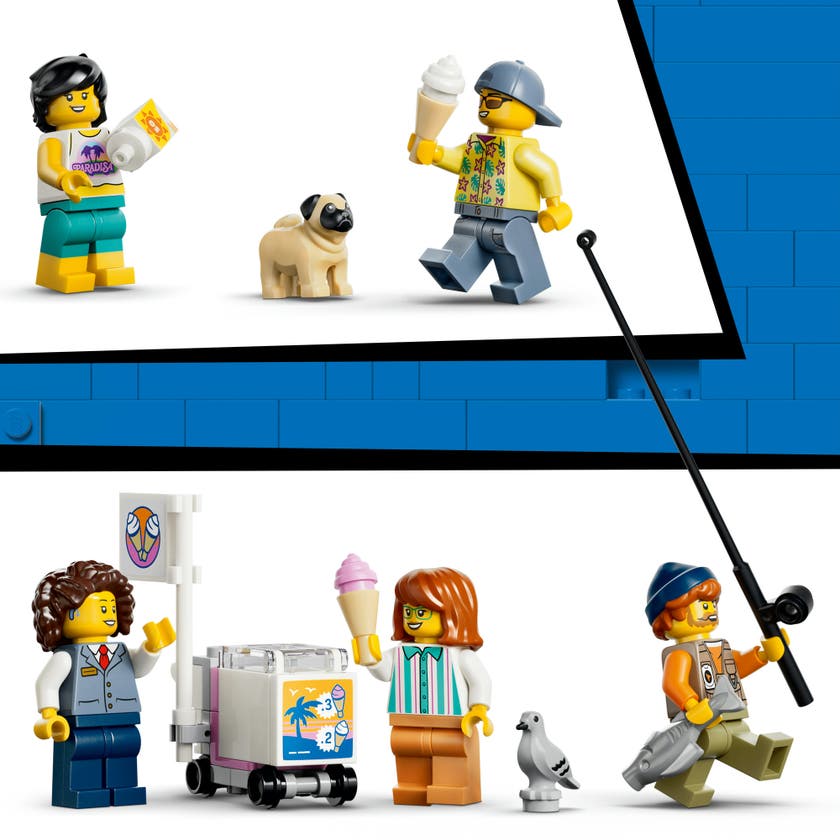 LEGO® City Klassisk strandspårvagn – Tågleksaker 60506