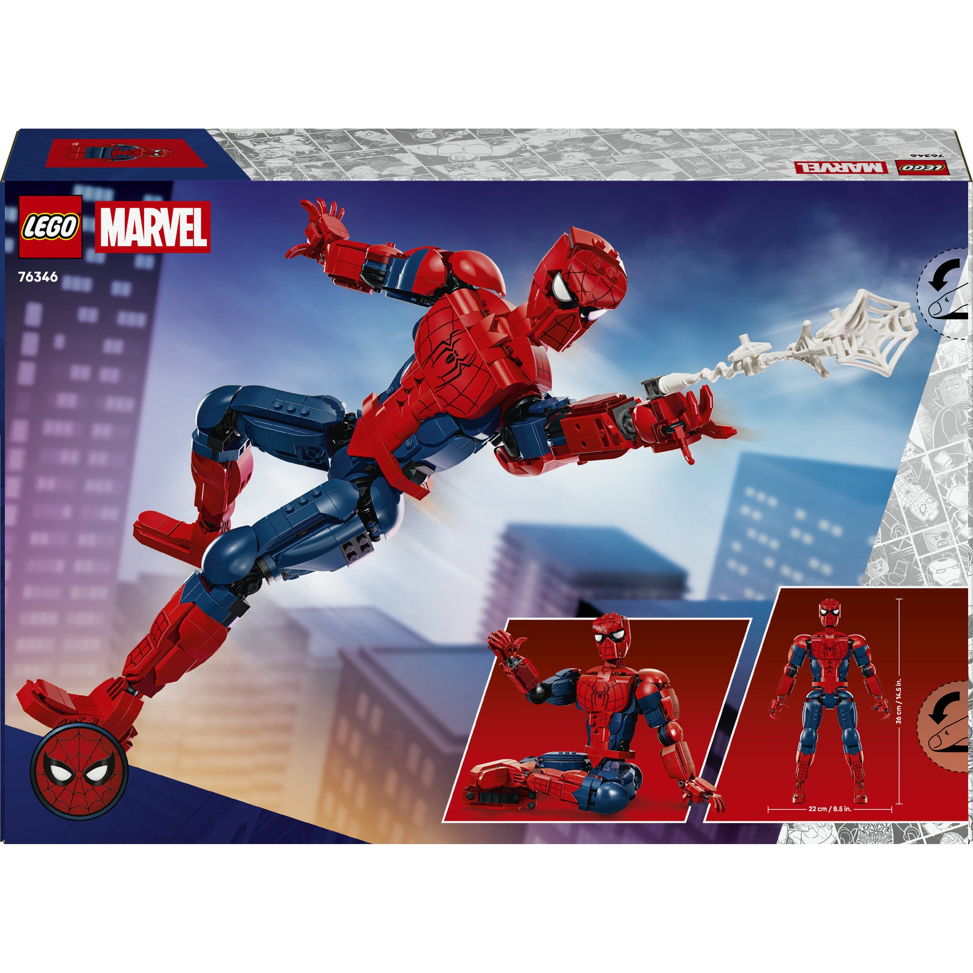  LEGO® | Marvel Hjältefigur – Spider-Man – Samlarmodell 76346