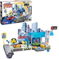 1:43 Street Fire Car Wash Playset Garage