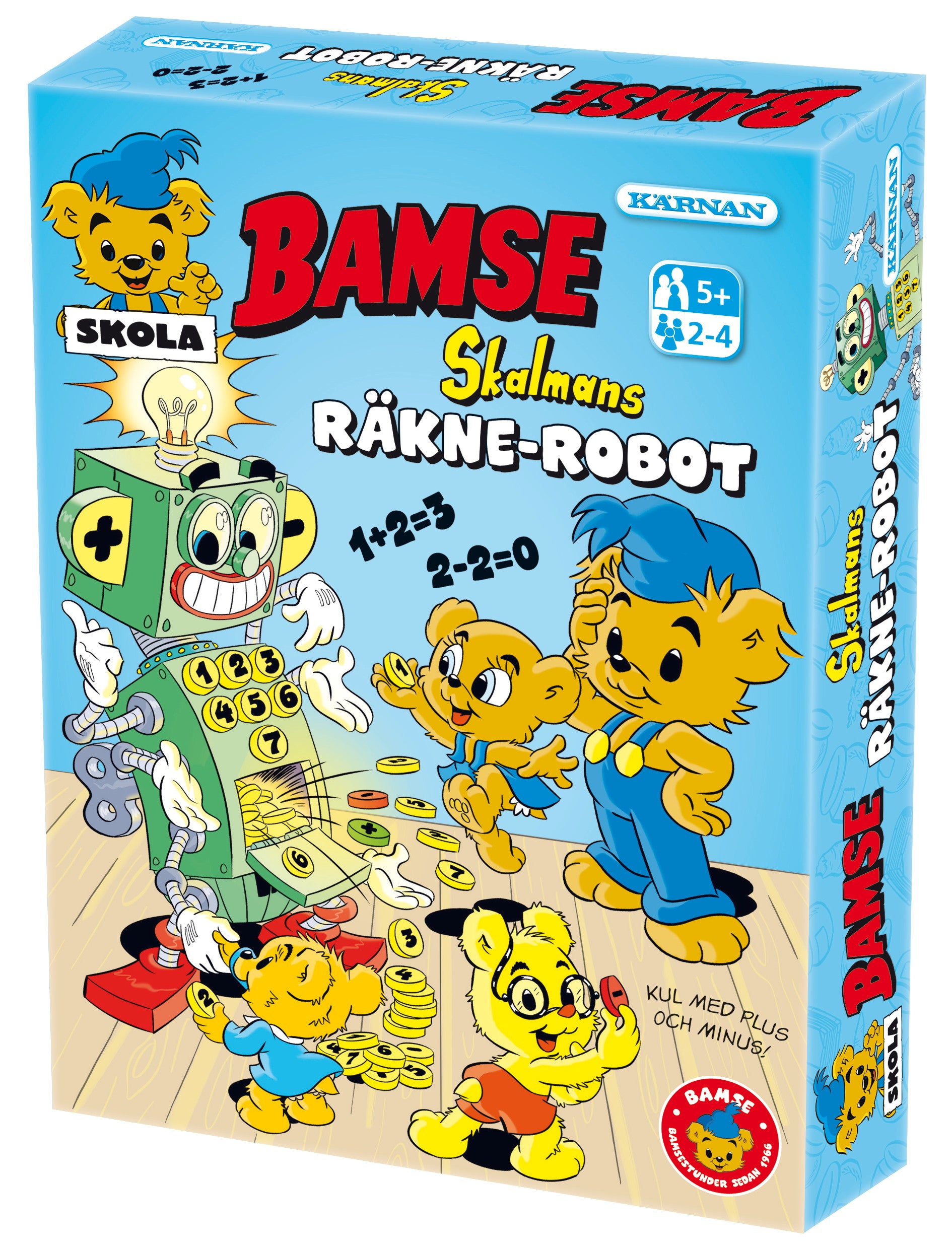 Bamse räknerobot brädspel från 5 år
