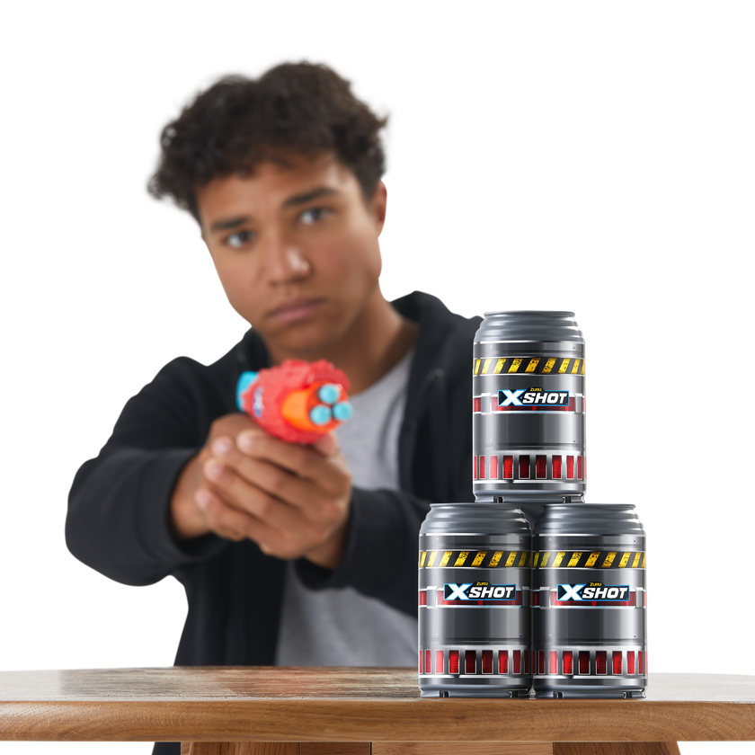 XSHOT Excel Combo Pack, 2 REFLEX 6 (3 Cans,16 Darts)