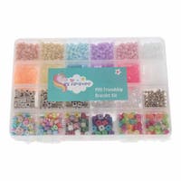 Pärlkit pastell smiley & tärning