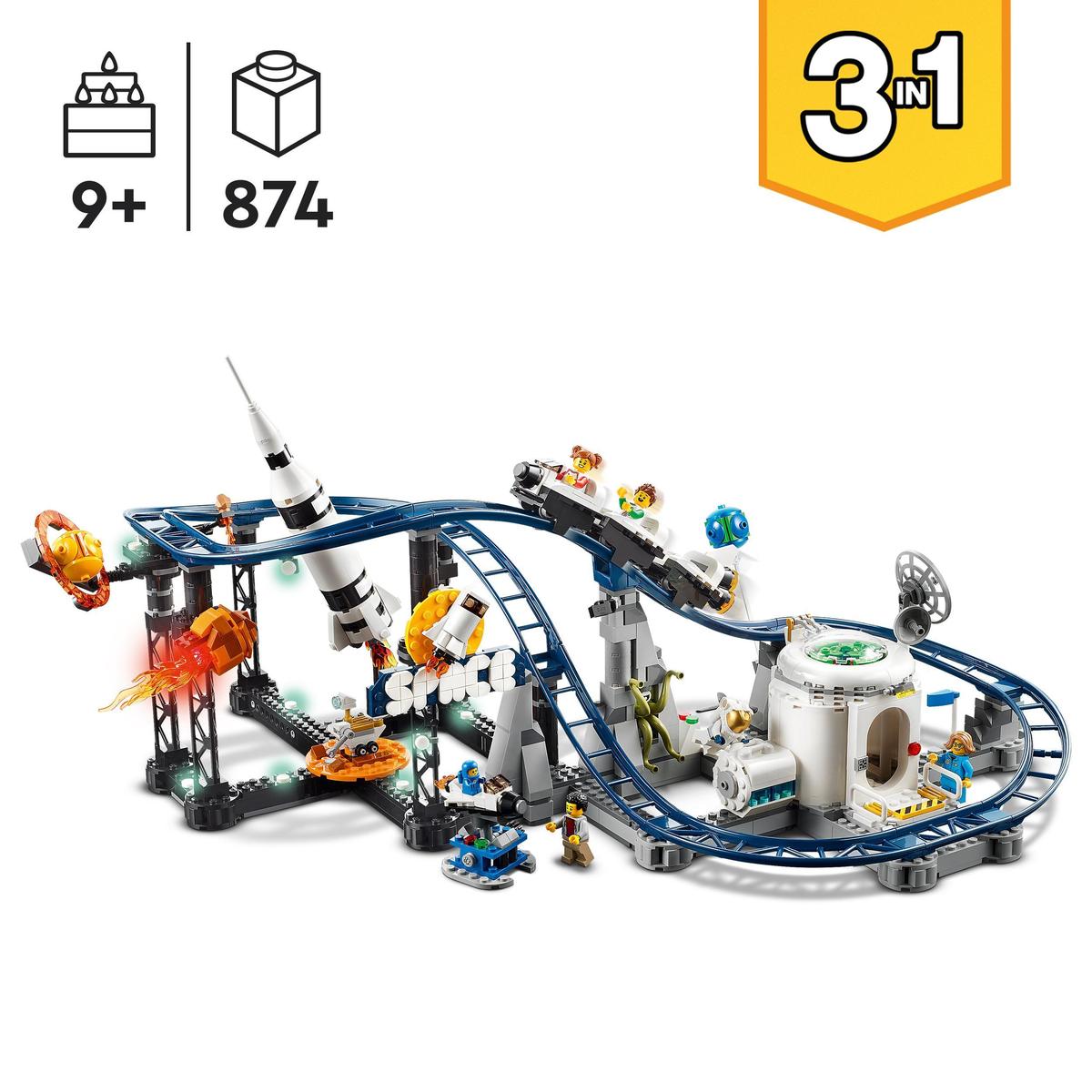 LEGO Creator 31142, Bergochdalbana med rymdtema
