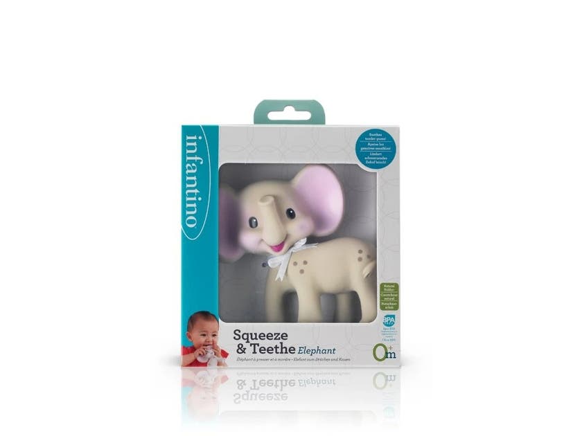 Infantino - Squeeze & Teethe Elephant