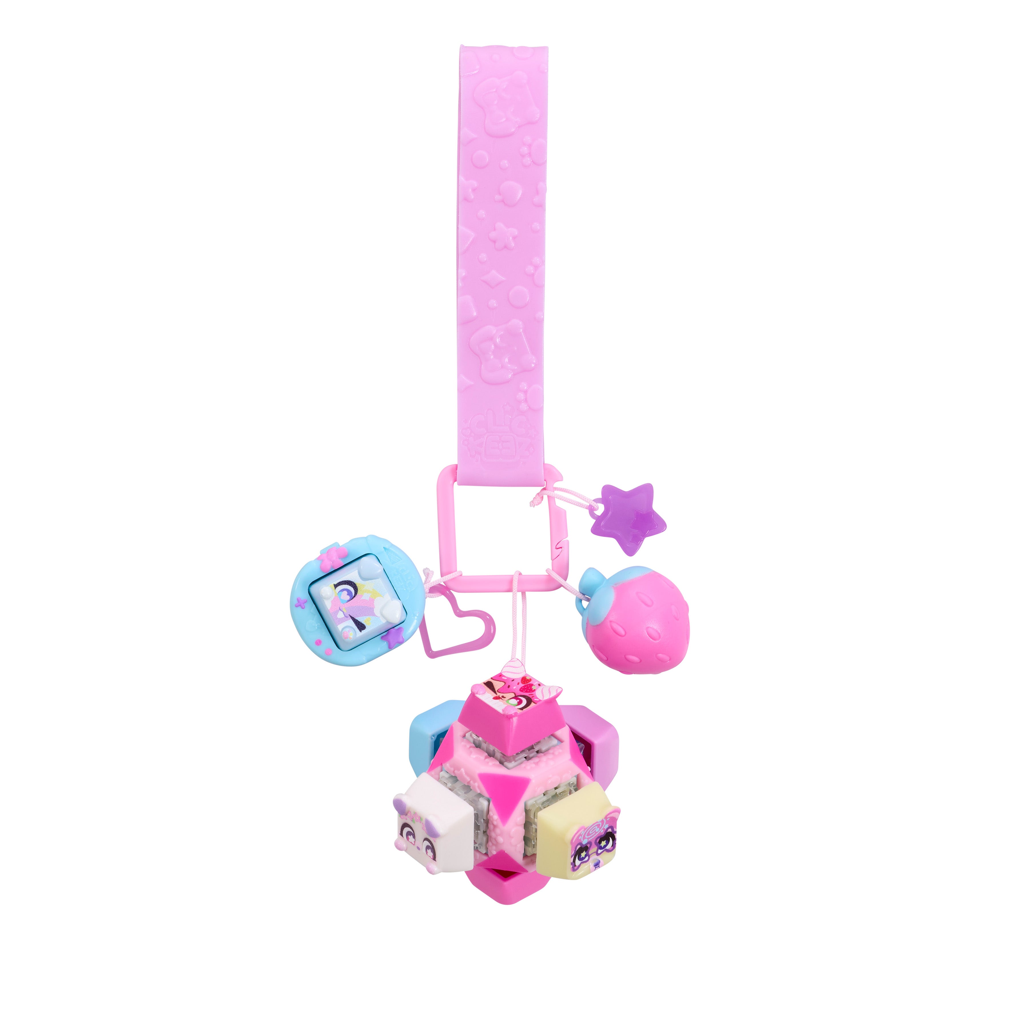 Clickeez Deluxe Nyckelring - klickande knappar