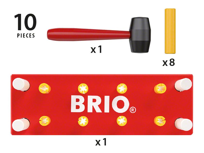 BRIO, 30525 Bultbräda röd
