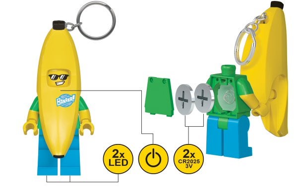 BANANA GUY Key Light: key chain with LED light