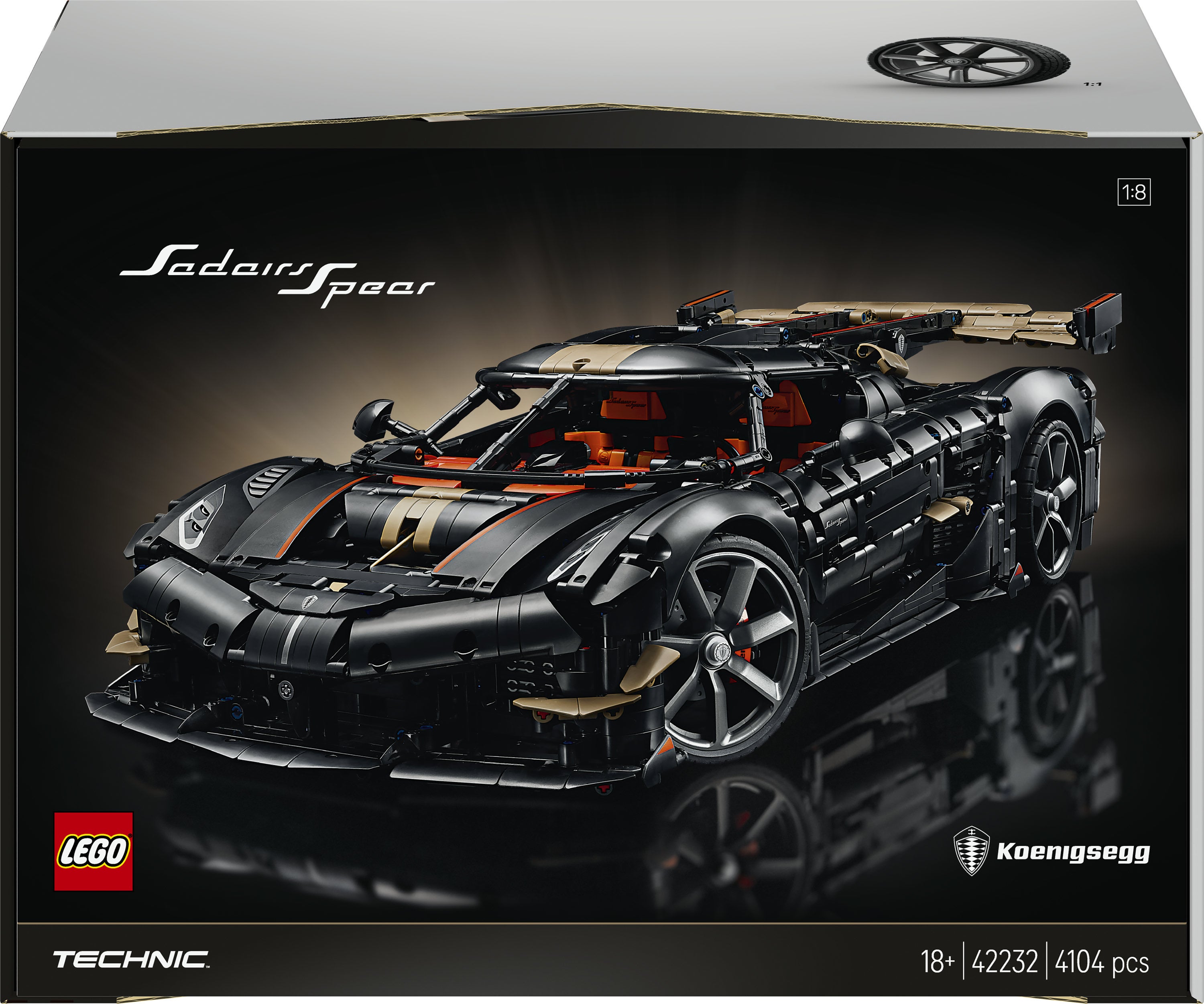 LEGO® Technic Koenigsegg Sadair's Spear Megacar 42232