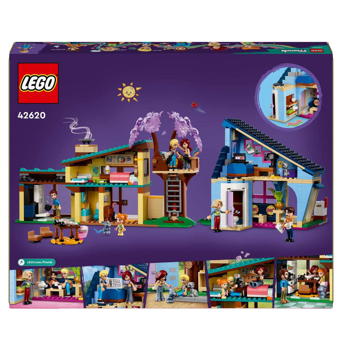 LEGO Friends 42620, Ollys och Paisleys familjehus
