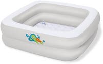 Uppblåsbar babypool 86x86 cm med quiltad botten – Bestway Scrub-A-Dub