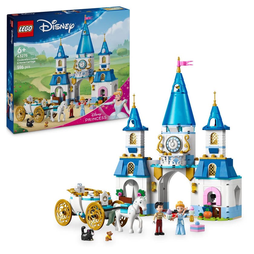 LEGO Disney Princess 43275, Askungens slott och häst med vagn