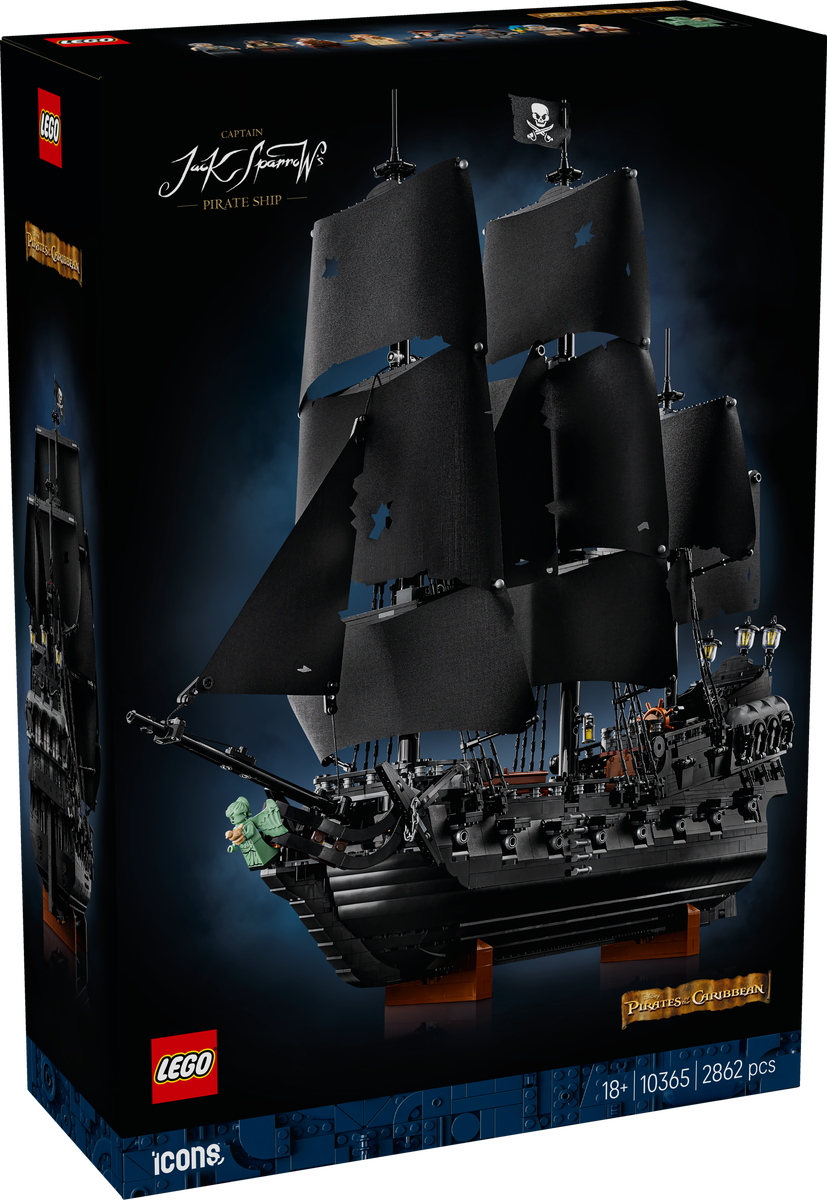 LEGO® Icons Kapten Jack Sparrows piratskepp, Byggset för vuxna 10365