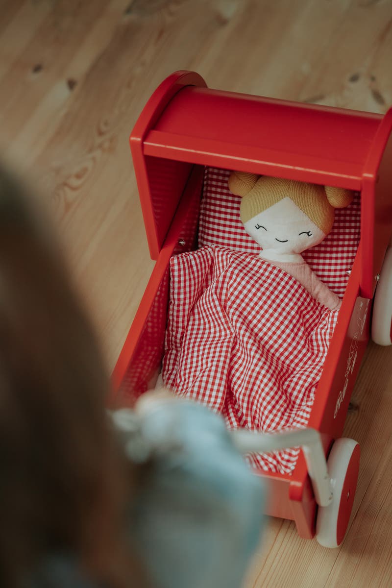 KREA Doll Pram Red
