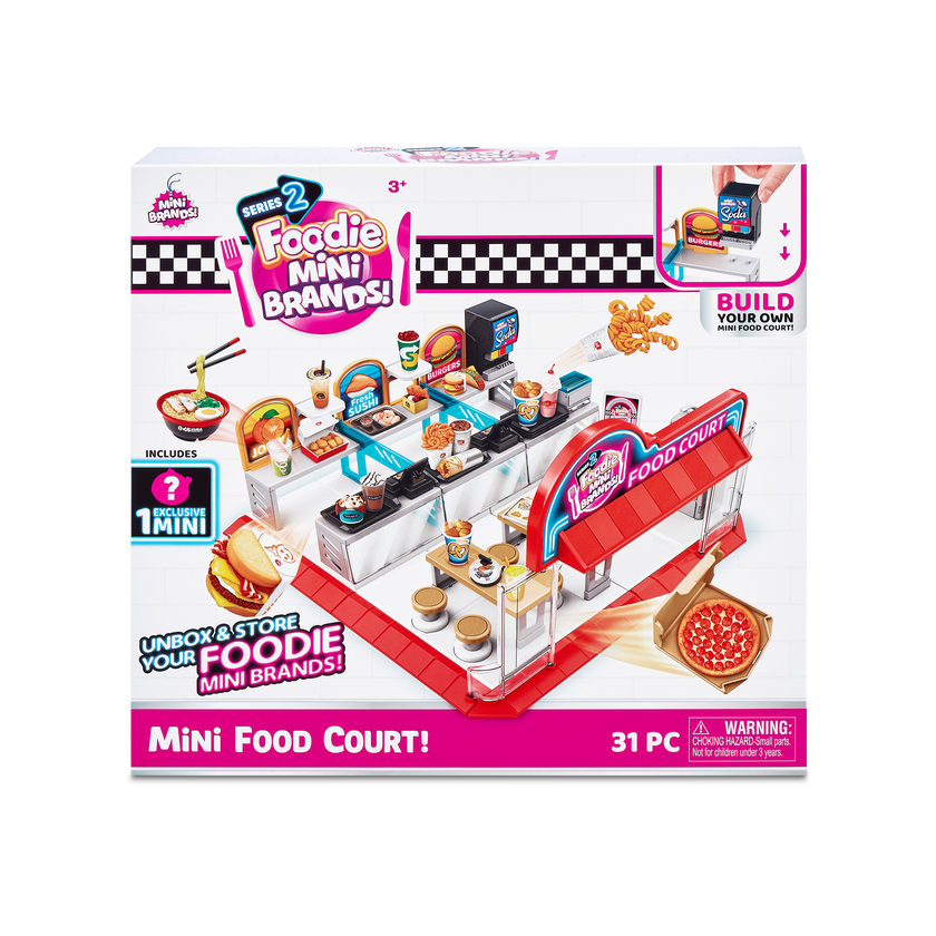 5 Surprises, Mini Food Court Playset,Bulk