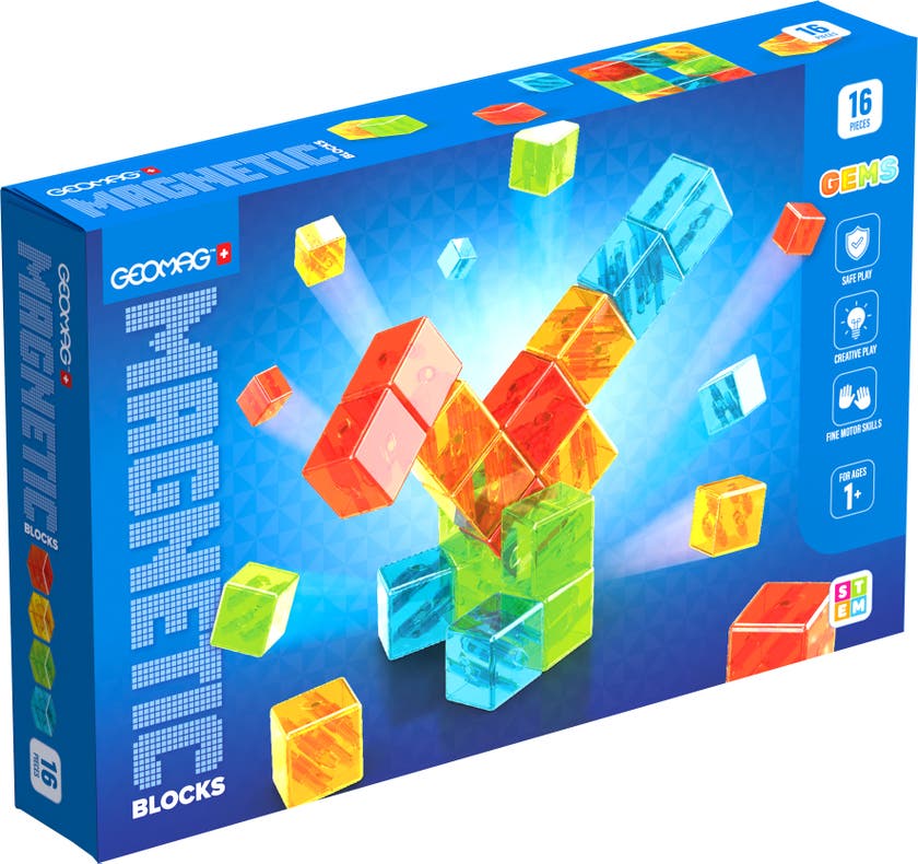 Geomag Magnetic Blocks Gems 16
