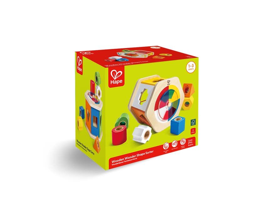 Hape, Plocklåda för färglära & sortering
