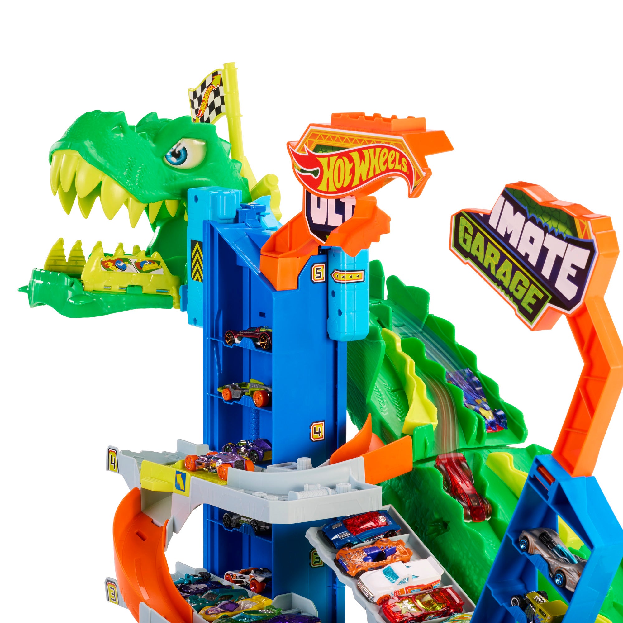 Hot Wheels City Ultimate T-Rex Garage