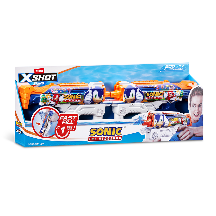 XSHOT Water FAST FILL SKINS Sonic 2-pack