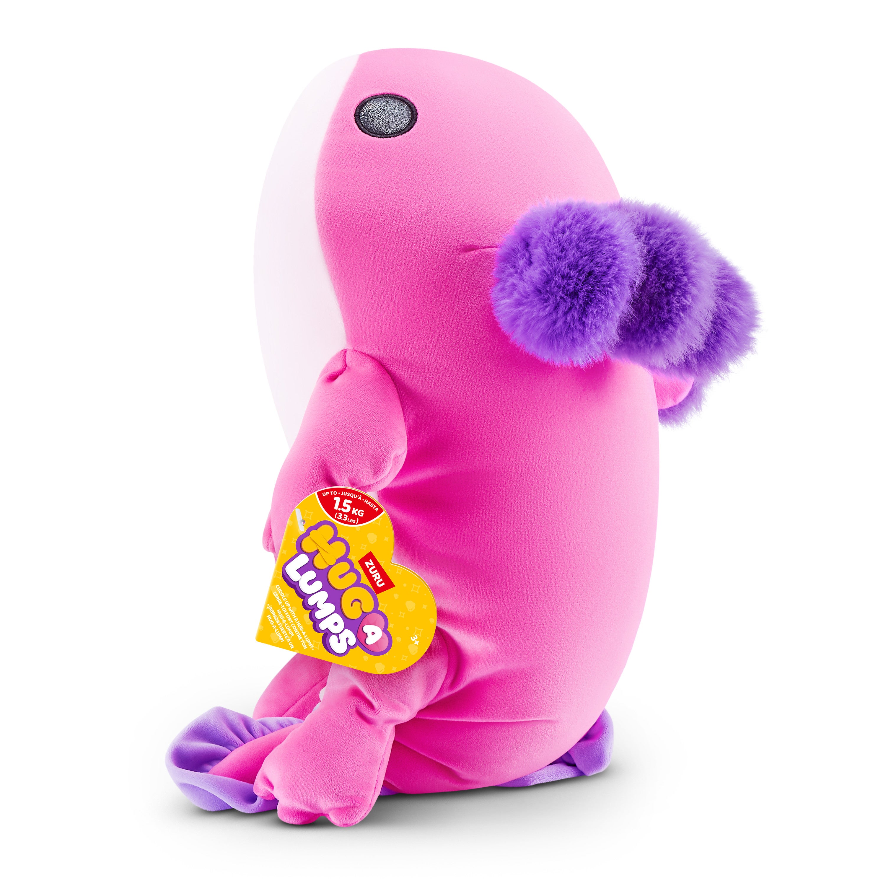 Hug-A-Lumps Axolotl Medium Ally - Viktat Gosedjur