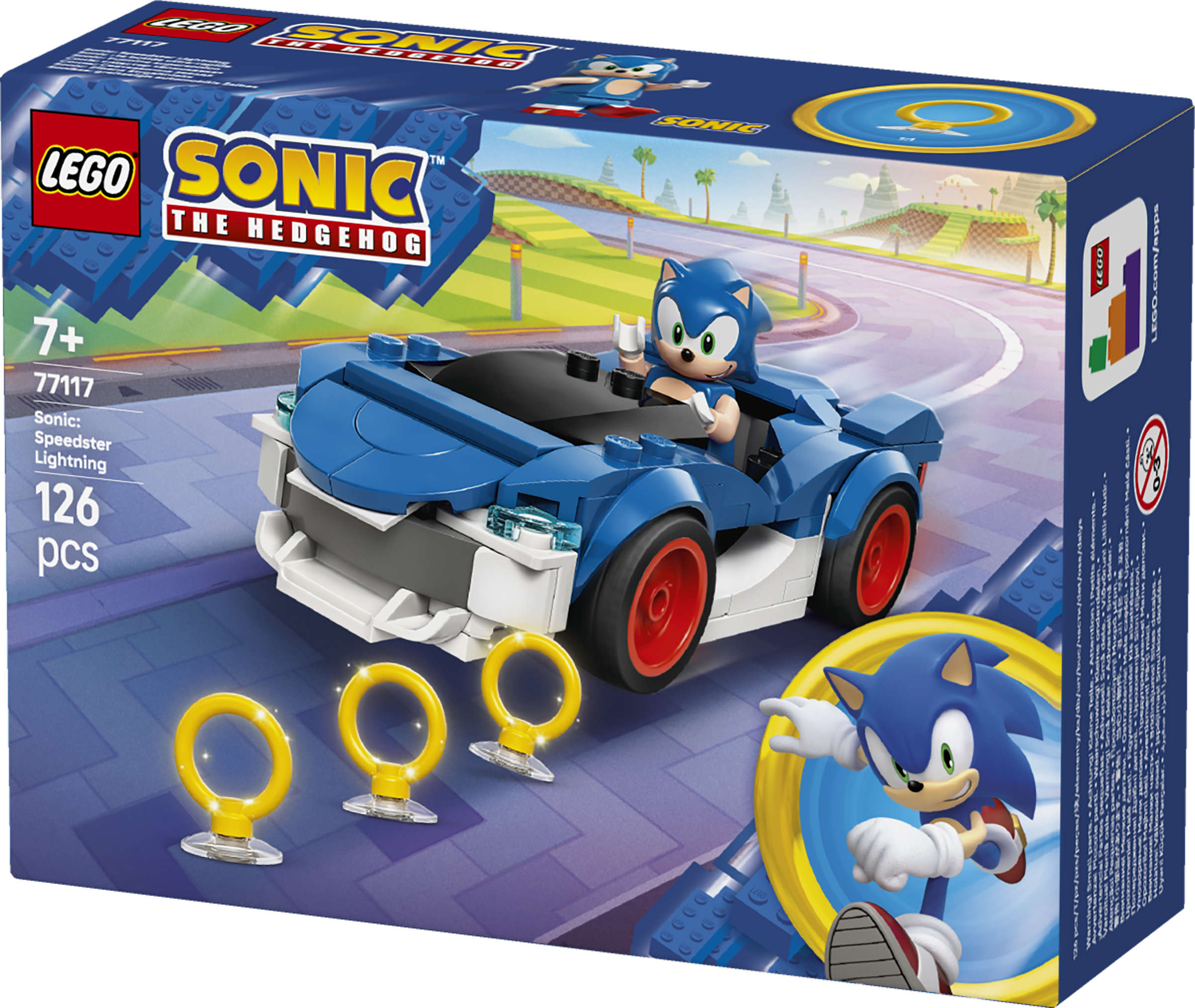 LEGO® Sonic the Hedgehog™ Sonic: Speedster Lightning 77117