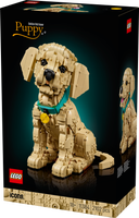 LEGO® Icons Golden retriever-valp – Bygg- och heminredningsset med djurfigur för vuxna – 11384