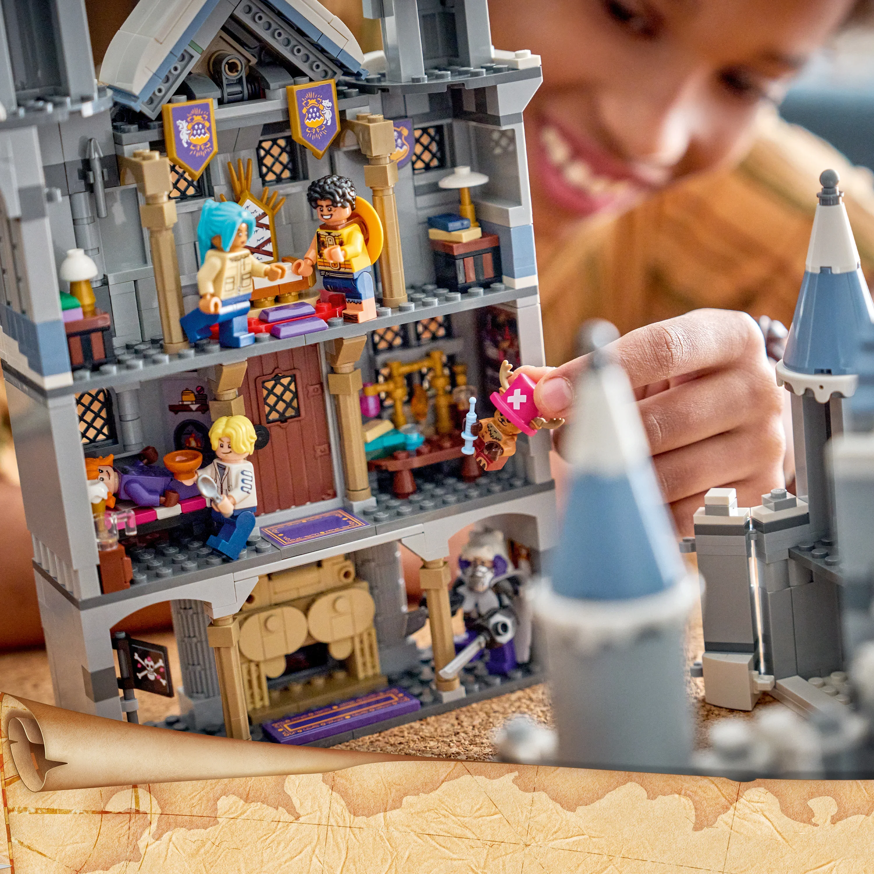 LEGO® ONE PIECE 75645, Strid vid Drum-slottet