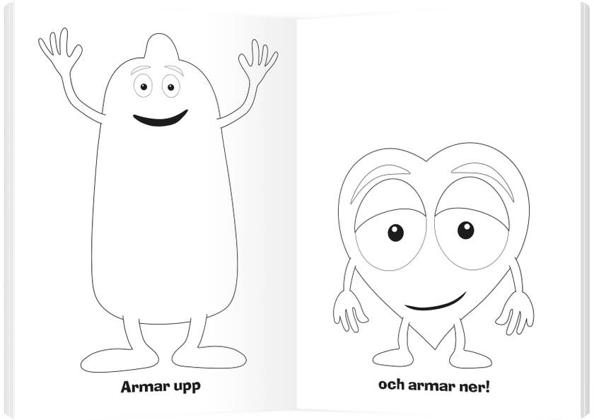 Babblarna Min Första Målarbok