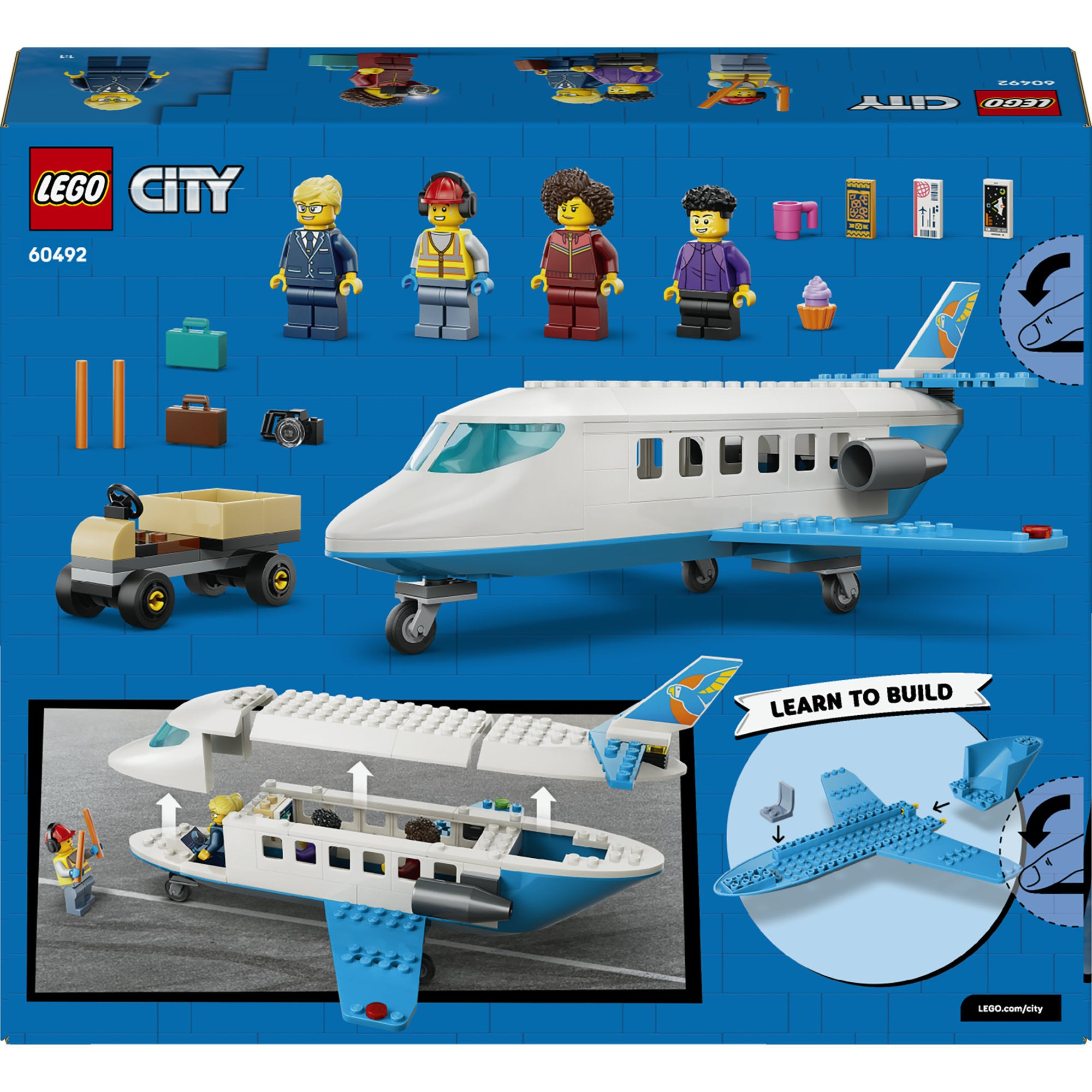 LEGO® City Passagerarjet Bygg- och lekset med flygplan 60492