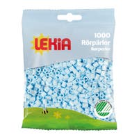 Rörpärlor 1000 st Isblå