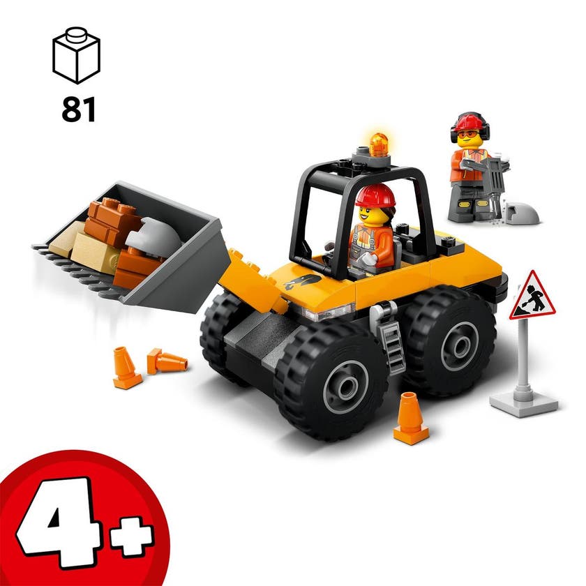 LEGO City Great Vehicles 60450, Gul hjullastare