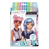 Make it Real, Fashion Design Sketchbook: Pastel Pop!